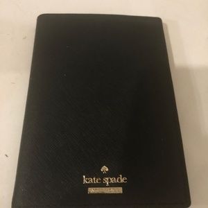 Kate Spade Cameron Street Travel Passport Holder Black Leather